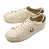 FRED PERRY SPENCER LEATHER ECRU/LAUREL-WREATH-GREEN B4334-X37画像