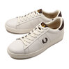 FRED PERRY SPENCER LEATHER SNOW-WHITE/CARRINGTON-ROAD-BRICK B4334-U69画像