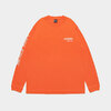 APPLEBUM "ABOVE THE RIM" Elite Performance Dry L/S T-shirt ORANGE EA2421112画像