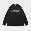 APPLEBUM "Sports Logo" Elite Performance Dry L/S T-shirt BLACK EA2421110画像