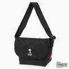 Manhattan Portage Nylon Messenger Bag JR Flap Zipper Pocket PEANUTS FW2024 MP1605JRFZPPEANUTSFW24画像