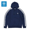 adidas Originals 3 Stripes Pullover Hoodie NAVY IL2489画像