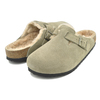 BIRKENSTOCK BOSTON VL SHEARLING (REGULAR FIT) TAUPE 1028289画像