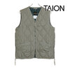 TAION MILITARY W-ZIP V NECK DOWN VEST TAION-001ZML-1画像