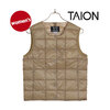 TAION CREW NECK BUTTON DOWN VEST TAION-W004画像