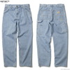 Carhartt WIP SINGLE KNEE PANT (BLUE HEAVY STONE BLEACHED) 032024画像