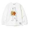 go slow caravan 超ヘビーUSA/C どら焼きクマロングスリーブ TEE 332802画像