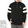 FRED PERRY Tipped Sleeve Half Zip Sweat M5545画像