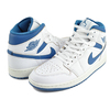 NIKE AIR JORDAN 1 MID SE white/industrial blue-sail FN5215-141画像