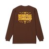 DOUBLE STEAL Western Logo & Flowers L/S T-SHIRT 944-14011画像