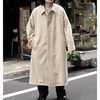 INTERIM LIGHT MELTON CAMEL HYPER BIG BELTED OVER COAT IT24A003画像