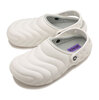 crocs Classic Lined Overpuff Clog White 210059-100画像