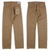 ONI DENIM 9.5oz Selvedge Chino khaki Beige denim Relax Straight ONI-022ZR-SCKB画像