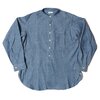 WAREHOUSE Lot 3046 STAND COLLAR CHAMBRAY SHIRTS画像