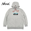 NANGA ECO HYBRID BOX LOGO SWEAT HOODIE NW2441-1F002画像