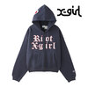 X-girl × Champion REVERSE WEAVE R LOGO ZIP UP HOODIE 105244012008画像