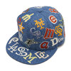 NEW ERA 9FIFTY Team Logo Allover MLB クーパーズタウン ウォッシュドデニム 14307453画像