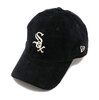 NEW ERA 9TWENTY MLB Corduroy コーデュロイ シカゴ・ホワイトソックス ブラック 14307652画像