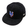 NEW ERA 59FIFTY MLB Corduroy コーデュロイ ニューヨーク・メッツ ブラック 14307720画像