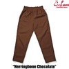 COOKMAN Chef Pants Herringbone Chocolate 231-43812画像