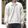 INTERIM HYPER BIG LOOP WHEEL HALF ZIP COLLAR SWEAT SHIRT IT24A347画像