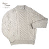 Athena Designs HANDKNIT HONEY COMB CREWNECK SWEATER画像