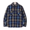 SUGAR CANE Lot No. SC29386 / FICTION ROMANCE 6.2oz. INDIGO CHECK WORK SHIRT画像