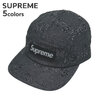 Supreme 24FW Lasered Denim Camp Cap画像