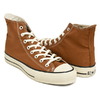 CONVERSE CANVAS ALL STAR J HI SADDLE BROWN 31313450画像