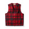 FILSON MACKINAW WOOL VEST CHECK 66328画像