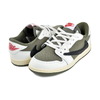 NIKE JORDAN 1 LOW OG SP (TD) TRAVIS SCOTT Reverse Olive medium olive/black-sail-muslin DO5441-200画像