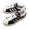 adidas Originals SUPERSTAR KORN CORE-BLACK/TRANSL/BETTER-SCARLET IH1313画像