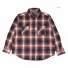 SUGAR CANE "Add Human Labor" OMBRE PLAID HEAVY FLANNEL L/S WORK SHIRT SC29203画像