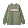 X-girl PLUMP LOGO LAYERED SWEAT TOP 105244012011画像