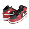 NIKE AIR JORDAN 1 MID (GS) black/white-gym red DQ8423-061画像