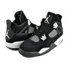 NIKE AIR JORDAN 4 RETRO (GS) WHITE THUNDER black/white-black FQ8213-001画像