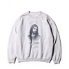 THRIFTY LOOK JESUS OVER-DYE CREW SWEAT TL24F015画像