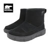 SOREL EXPLORER III SLIP-ON WP Black/Sea Salt NL5122-010画像