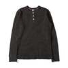 BARNS 20/2 Heavy Thermal Henley Neck Long Sleeve T-shirt BR-3081画像