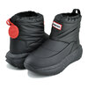 HUNTER GRIP SHORT SNOW BOOT BLACK UFS7100NYL-BLK画像