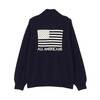 AVIREX STAND ZIP KNIT "AMERICAN FLAGS" 7834240009画像