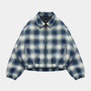 APPLEBUM Ombre Check Jacket Navy/White 2420615画像