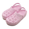 crocs Classic Floral Cut-Out Clog Pink-Milk 210927-6ZW画像