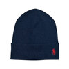 POLO RALPH LAUREN Cotton Knit Beanie NAVY 14384994702画像