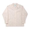 Workers Open Collar Shirt, Linen Cotton画像