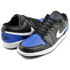 NIKE AIR JORDAN 1 LOW black/white-game royal 553558-042画像