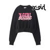 X-girl FAUX FUR LOGO COMPACT SWEAT TOP 105244012029画像