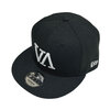 V.A. × NEW ERA 9FIFTY SNAPBACK CAP BLACK画像