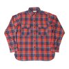 WAREHOUSE Lot 3022 FLANNEL SHIRTS WITH CHINSTRAP G柄 ONE WASH画像