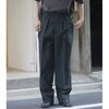 INTERIM KID MOHAIR & WOOL 1-TUCK WIDE TAPERED SLACKS IT25S053画像